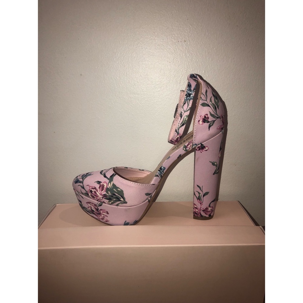 Jayla Platform Pump in Blush